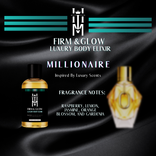 MILLIONAIRE: Firm & Glow Luxury Body Elixir - Inspired Scent - Sea Buckthorn