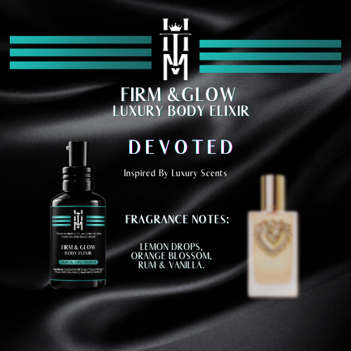 DEVOTED: Firm & Glow Luxury Body Elixir - Inspired Scent - Sea Buckthorn