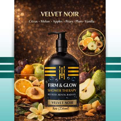 FIRM & GLOW: SHOWER THERAPY - VELVET NOIR