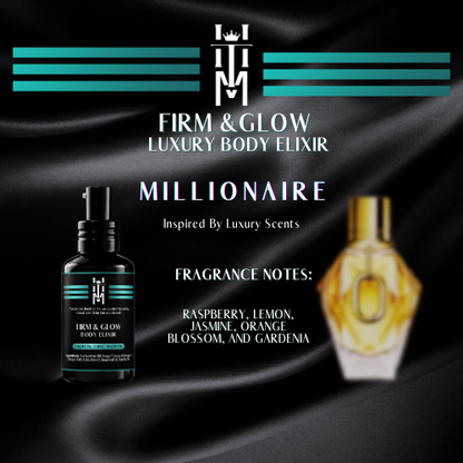 MILLIONAIRE: Firm & Glow Luxury Body Elixir - Inspired Scent - Sea Buckthorn