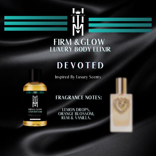 DEVOTED: Firm & Glow Luxury Body Elixir - Inspired Scent - Sea Buckthorn