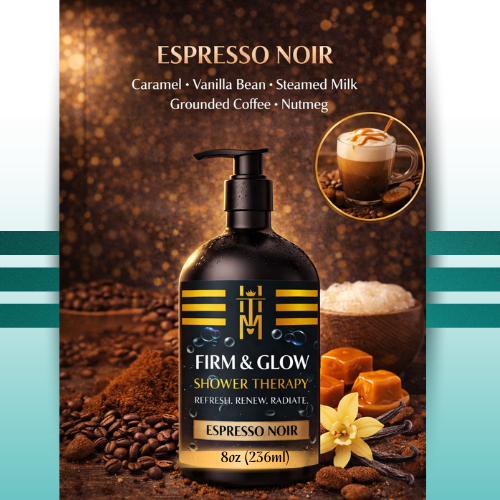FIRM & GLOW: SHOWER THERAPY -  ESPRESSO NOIR