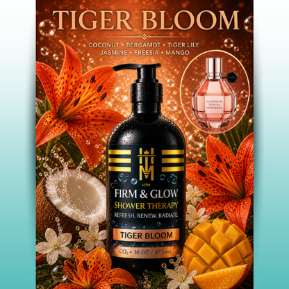 FIRM & GLOW: SHOWER THERAPY - TIGER BLOOM