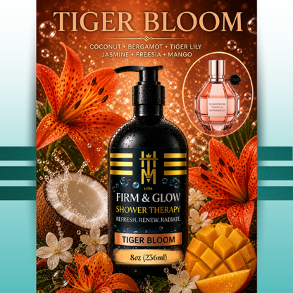 FIRM & GLOW: SHOWER THERAPY - TIGER BLOOM