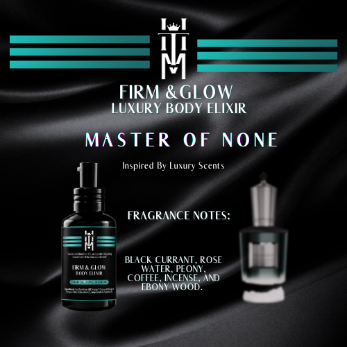MASTER OF NONE: Firm & Glow Luxury Body Elixir- Inspired  Scents - Sea Buckthorn
