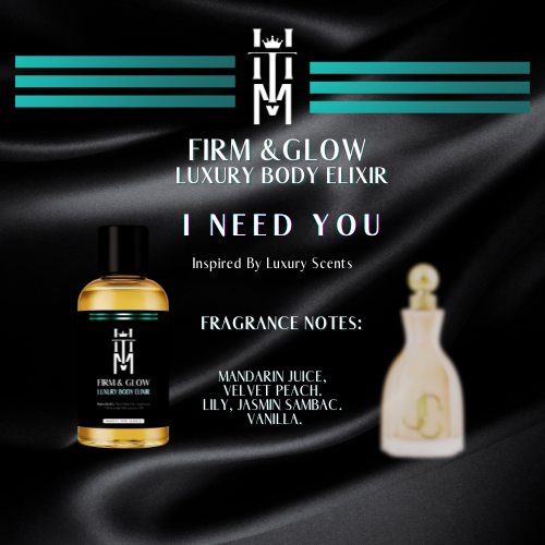 I NEED YOU: Firm & Glow Luxury Body Elixir - Insprired Scents - Sea Buckthorn