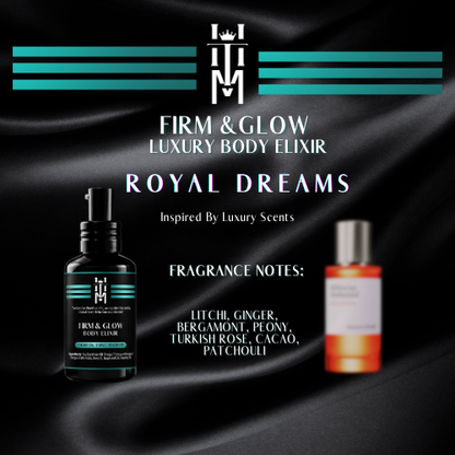 ROYAL DREAM: Firm & Glow Luxury Body Elixir Inspired Scent - Sea Buckthorn