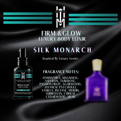 SILK MONARCH: Firm & Glow Luxury Body Elixir - Inspired Scent - Sea Buckthorn