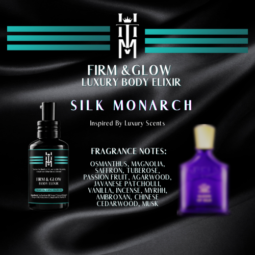 SILK MONARCH: Firm & Glow Luxury Body Elixir - Inspired Scent - Sea Buckthorn