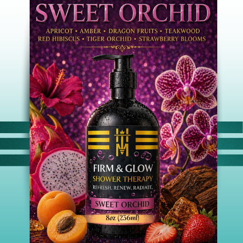 FIRM & GLOW: SHOWER THERAPY - SWEET ORCHID