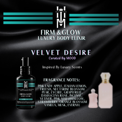 VELVET DESIRE: Firm & Glow Luxury Body Elixir - Inspired Scent - Sea Buckthorn