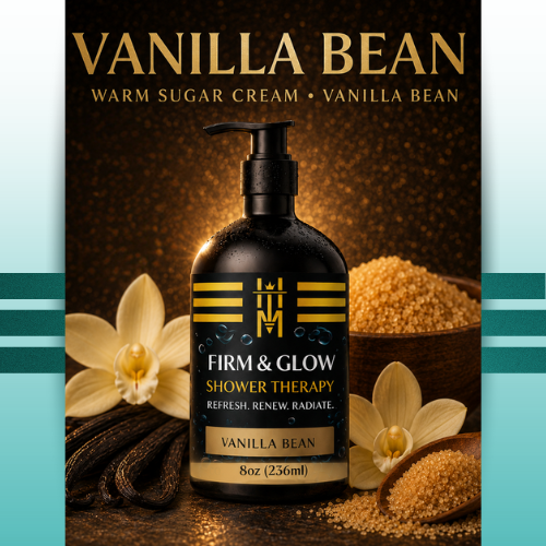 FIRM & GLOW: SHOWER THERAPY -VANILLA BEAN