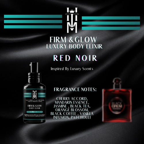 RED NOIR: Firm & Glow Luxury Body Elixir - Insprired Scents - Sea Buckthorn