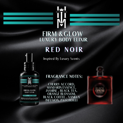 RED NOIR: Firm & Glow Luxury Body Elixir - Insprired Scents - Sea Buckthorn