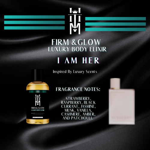 I AM HER: Firm & Glow Luxury Body Elixir - Inspired Scent - Sea Buckthorn