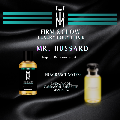 MR. HUSSARD: Firm & Glow Luxury Body Elixir - Insprired Scent - Sea Buckthorn