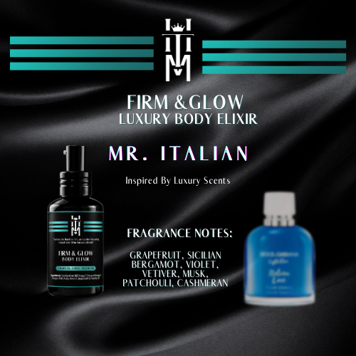 MR. ITALIAN: Firm & Glow Luxury Body Elixir - Insprired Scents - Sea Buckthorn