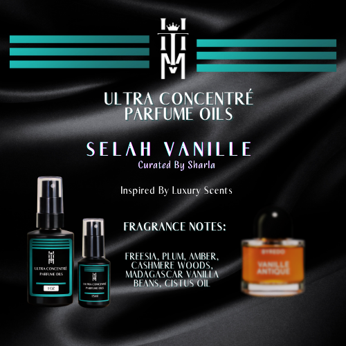 SELAH VANILLE: Ultra Concentré Parfume Oil - EDP