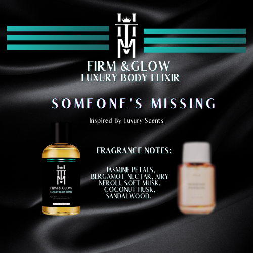 SOMEONE'S MISSING: Firm & Glow Luxury Body Elixir - Inspired Scent - Sea Buckthorn